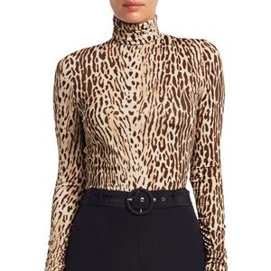 Zimmermann Eye Spy Leopard Knit Top. US Size 8-10